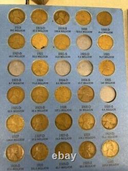 Lincoln head cent collection 1909 to 1940