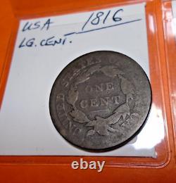 Nice Run of USA Large Cent Coins 1816 1817 1818 Start or add to your collection