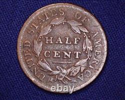 Nicely Detailed 1809 Classic Head Half Cent Normal Date #S153