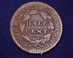 Nicely Detailed 1809 Classic Head Half Cent Normal Date #S153