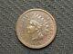 Old Coin Sale! Au 1865 Indian Head Cent Penny With Diamonds & Full Liberty #388