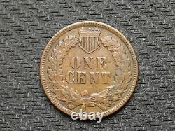 OLD COIN SALE! AU 1884 INDIAN HEAD CENT PENNY with DIAMONDS & FULL LIBERTY #444