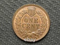 OLD COIN SALE! AU 1901 INDIAN HEAD CENT PENNY with DIAMONDS & FULL LIBERTY #348