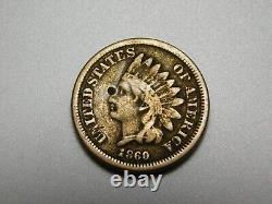 Old Us Coins 1860 Indian Head Cent Penny