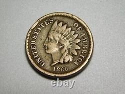 Old Us Coins 1860 Indian Head Cent Penny