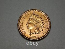 Old Us Coins 1890 Indian Head Cent Penny