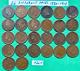 Partial Indian Head Penny Set Of 26 Coins Different Dates 1880-1908 #h26h