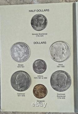 U. S. Coins Of The Twentieth Century Type Set/Full set with Morgan-Peace