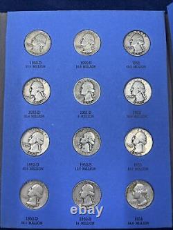 Vintage 1946-1959 Washington Head Quarter Coin Complete Collection! LOT P 14