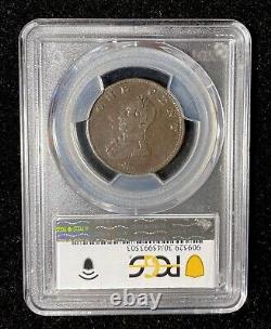 (c. 1820) Washington Double Head Cent Engrailed Edge PCGS VF30, One of Two Known
