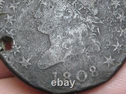 1808 Tête classique Large Cent Penny - Détails VF
