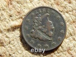 1817 Gros Cent de Haute Qualité Matron ou Monnaie de Type Coronet Head des États-Unis