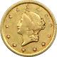 1852-o Type 1 Dollar D'or à Tête De Liberté, $1, En Très Bon état Xf.