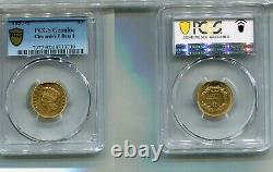 1857 S $3 Pièce d'or à tête de princesse Pcgs Vf Détail 8263r