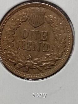 1862 Indian Head Cent XF / AU Choice translates to 'Cent indien de 1862, XF / AU de choix' in French.