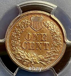 1863 Indian Head Penny PCGS Gold Shield Nettoyé sévèrement Détail AU
