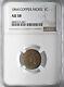 1864 1c Indian Head Cent Copper Nickel Ngc Au58 #6849315-047 Meilleure Date