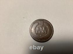 1877 Indian Head Cent Bonne Date Clé