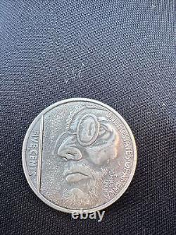 1915 Buffalo Indian Head Nickel VG 5c Very Good Circulated Five Cents US Coin translates to: Pièce de 5 cents américains circulée en bon état VG, nickel tête d'indien de buffle de 1915.