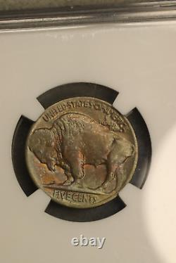 1919-D 5C Indian Head Buffalo Nickel NGC AU55 PIECE DE MONNAIE DE TYPE AMÉRICAIN PRÉCOCE COLORÉE TON SUR TON