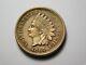 Ancienne Pièce De La Guerre Civile Américaine 1864 Indian Head Cent Penny