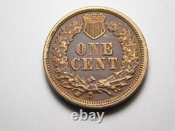 Ancienne pièce de la guerre civile américaine 1864 Indian Head Cent Penny