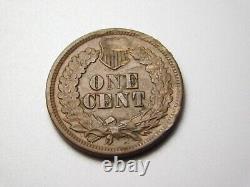 Ancienne pièce de monnaie de la guerre civile américaine 1864 L Indian Head Cent Penny