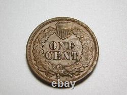 Ancienne pièce de monnaie de la guerre civile américaine 1864 L Indian Head Cent Penny