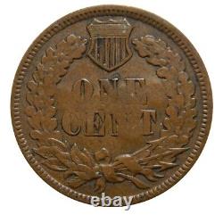 Cent/penny à tête indienne 1887 contremarqué LION SAUTANT