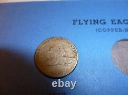 Collection de pièces de un cent 'Flying Eagle Indian Head' A11-I-36 de 1857 à 1909 série de 36 pièces