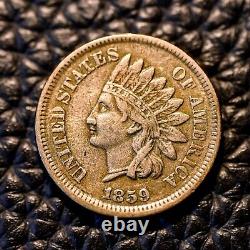 (ITM-4547) 1859 Indian Cent XF+ / EF+ Condition COMBINED SHIPPING		<br/><br/>  
  (ITM-4547) 1859 Indian Cent XF+ / EF+ État COMBINED SHIPPING