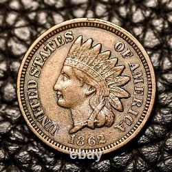 (ITM-5159) 1862 Cent indien en état AU EXPÉDITION COMBINÉE