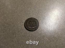 Penny US de 1874, Indian Head Cent en bronze, pièce de 1 centime - # 936s
