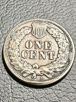 Penny de tête indienne S de 1908 CLÉ DATE Rare/Faible tirage (103)