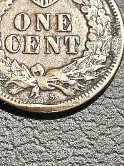 Penny de tête indienne S de 1908 CLÉ DATE Rare/Faible tirage (103)