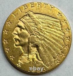 Pièce d'or Indian Head de 1926 de 2,5 $, non certifiée