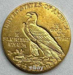 Pièce d'or Indian Head de 1926 de 2,5 $, non certifiée