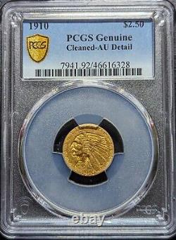 Tête d'Indien de 1910, pièce de 2,50 dollars, PCGS Gold Shield