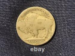 Tête indienne rare / Buffalo U. S 5 Cent Nickel sans date